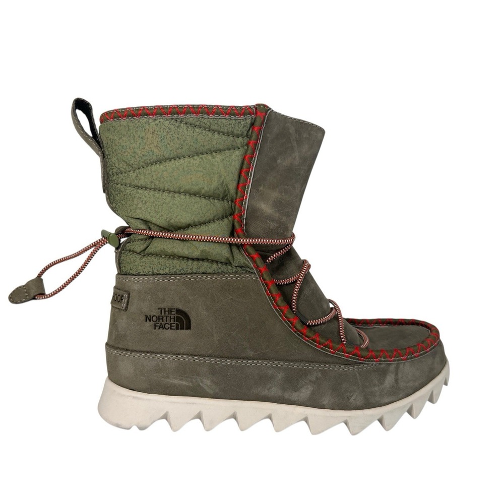 The North Face Green Boots ThermoBall Lace Up Waterproof Women's Size 5 No Box